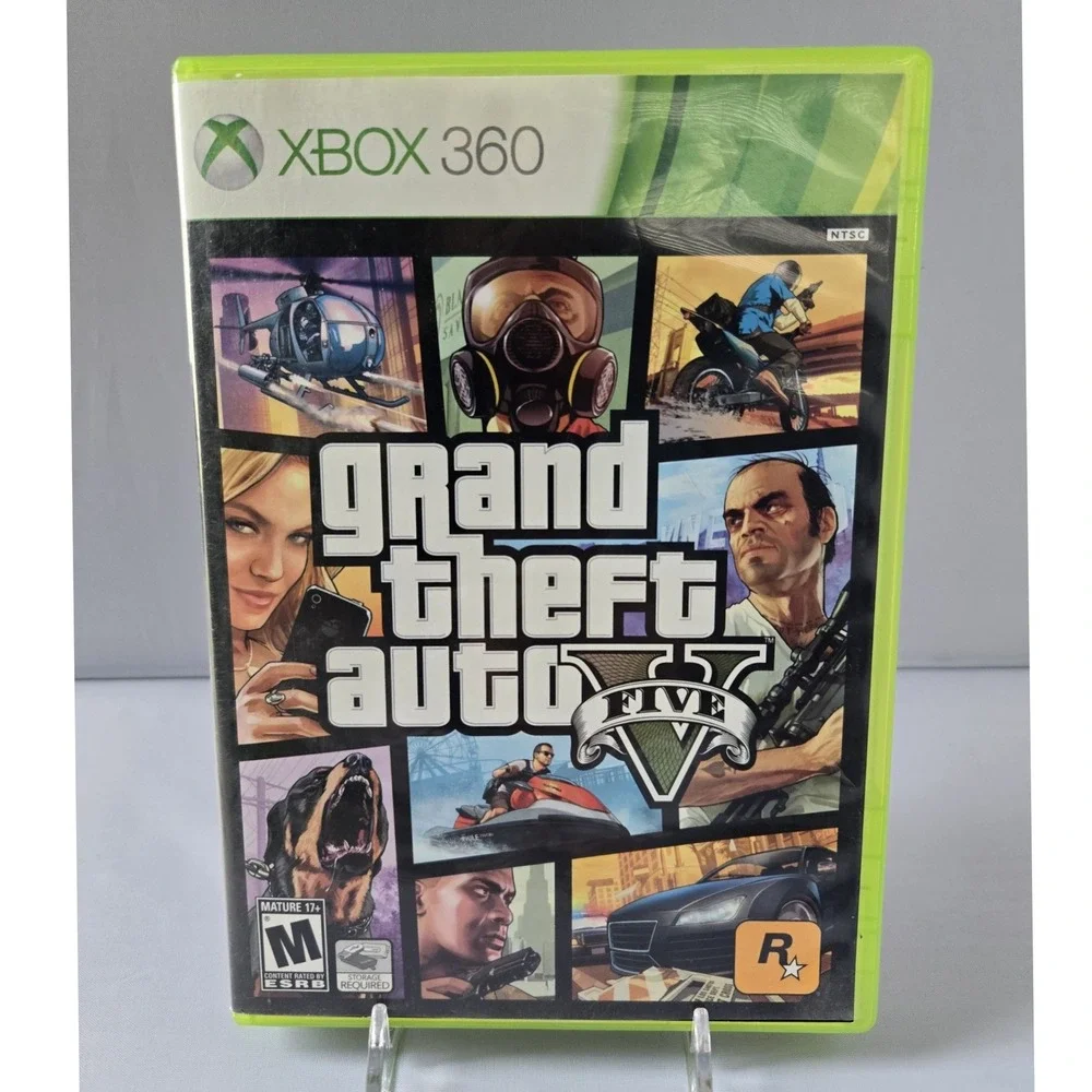 Grand Theft Auto V 5 GTA - Xbox 360 - Tested Complete CIB‎ W/ Manual & Map!